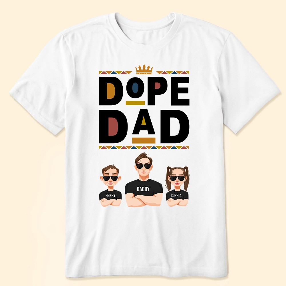 Dope Dad – Personalized Shirt