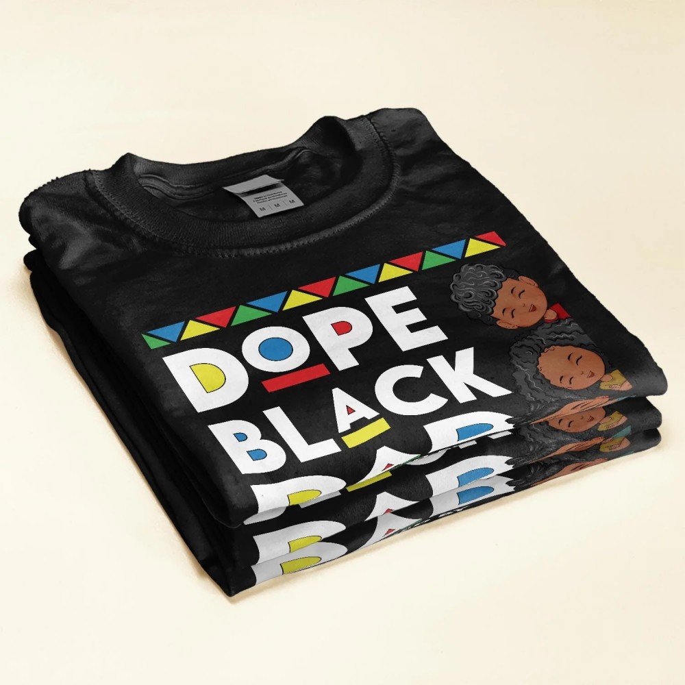 Dope Black Dad – Personalized Shirt