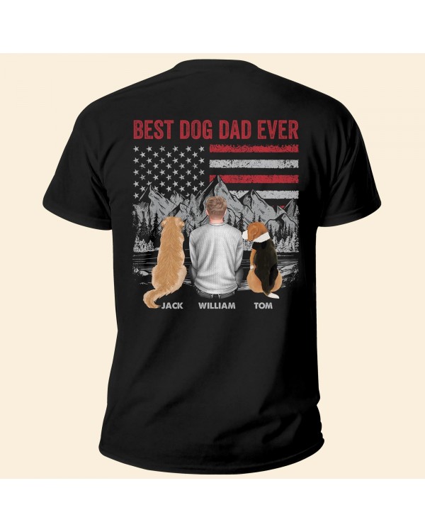 Best Dog Dad Ever – Personalized Shirt