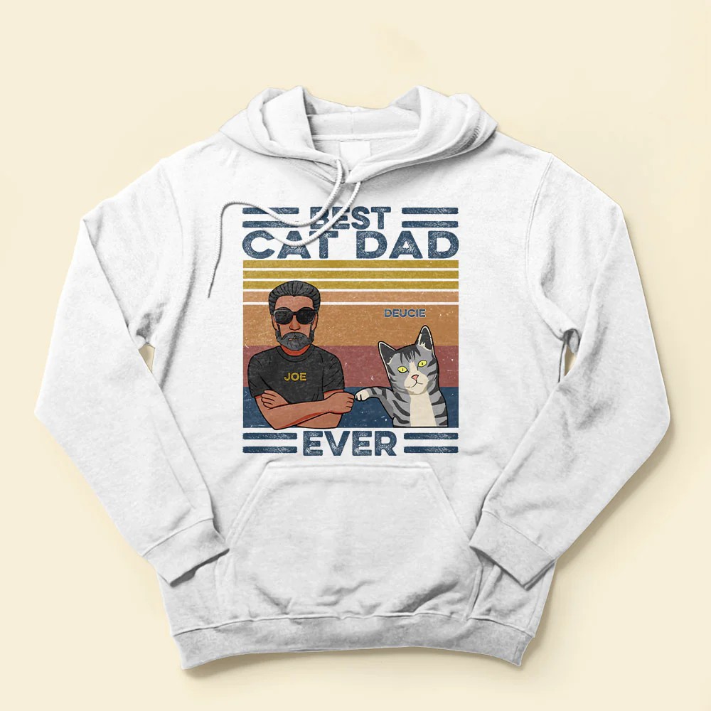 Best Cat Dad Mom Ever – Personalized Shirt