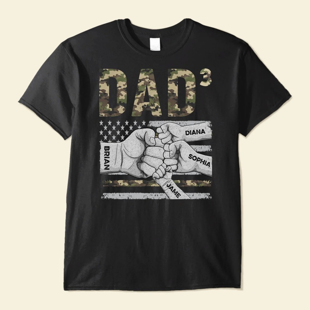 Dad Of 3 – Personalized Shirt