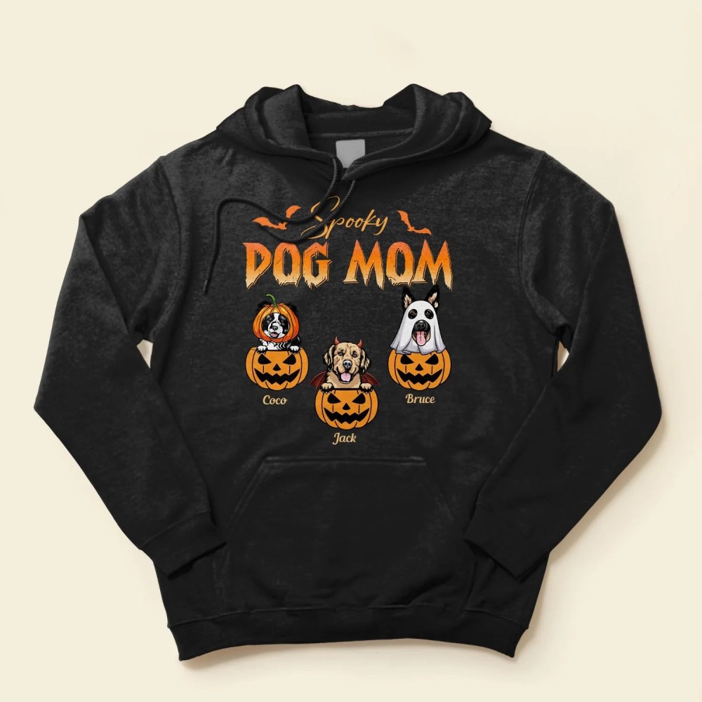 Spooky Dog Mom – Personalized Shirt – Halloween Gift For Dog Mom Dog Lovers