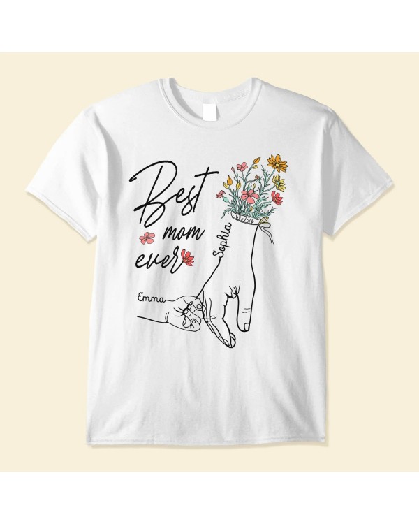 Holding Mom’s Hand – Personalized Shirt