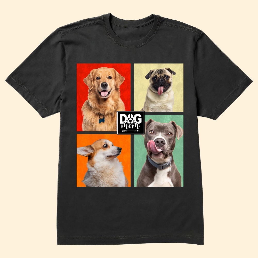 Dog Mom – Personalized Photo Shirt