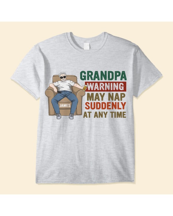 Grandpa Warning – Personalized Shirt – Father’s Day Birthday Gift For Dad Father Grandpa Papa