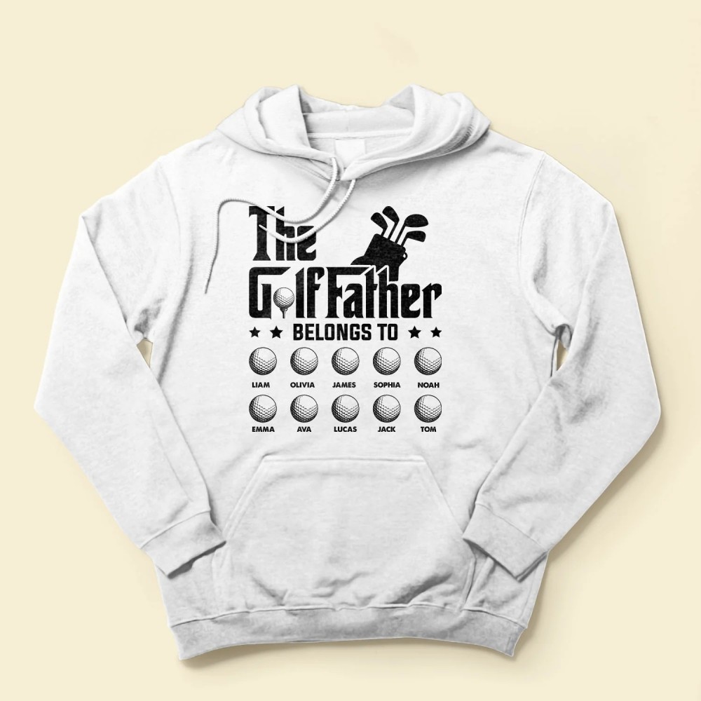 The Golf Father Belongs To – Personalized Shirt – Father’s Day Birthday Gift For Father Dad Dada Daddy Golfer