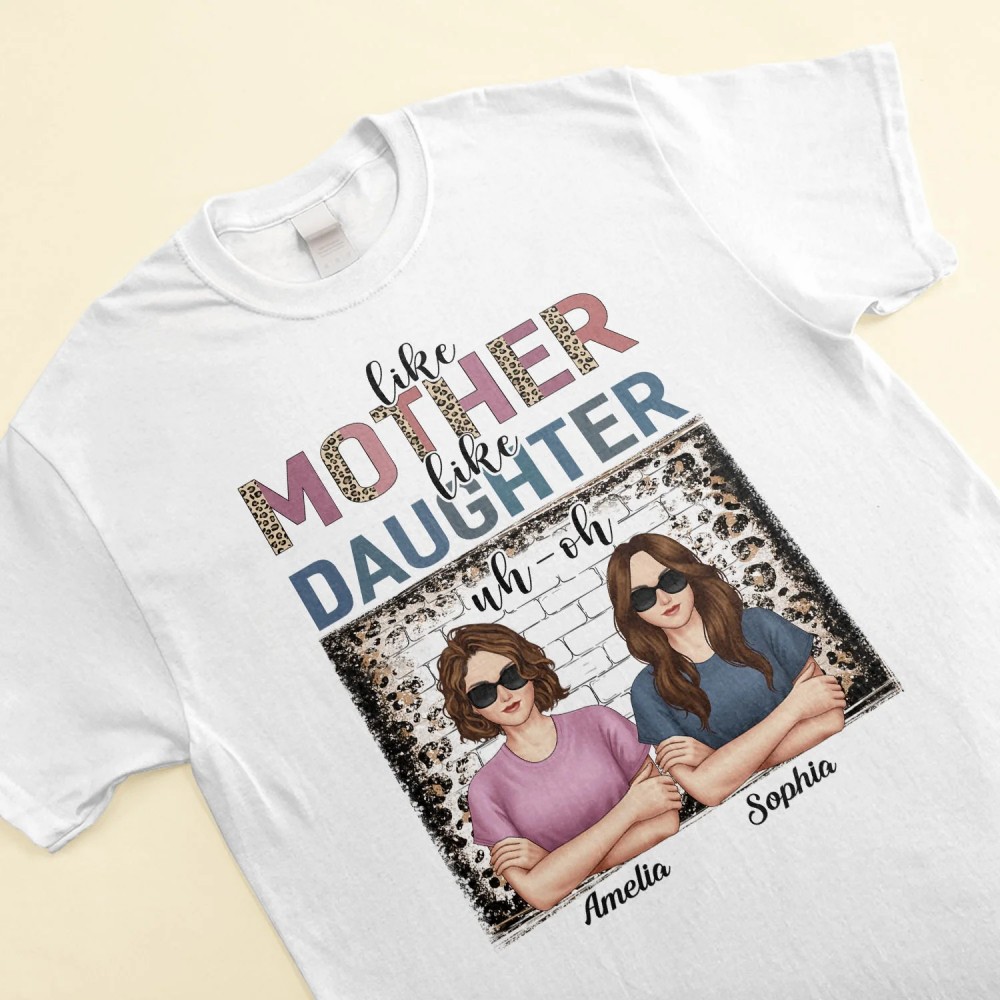 Mother And Daughter – Personalized Shirt – Mother’s Day Birthday Christmas Gift For Mom Daughter Mother Mama