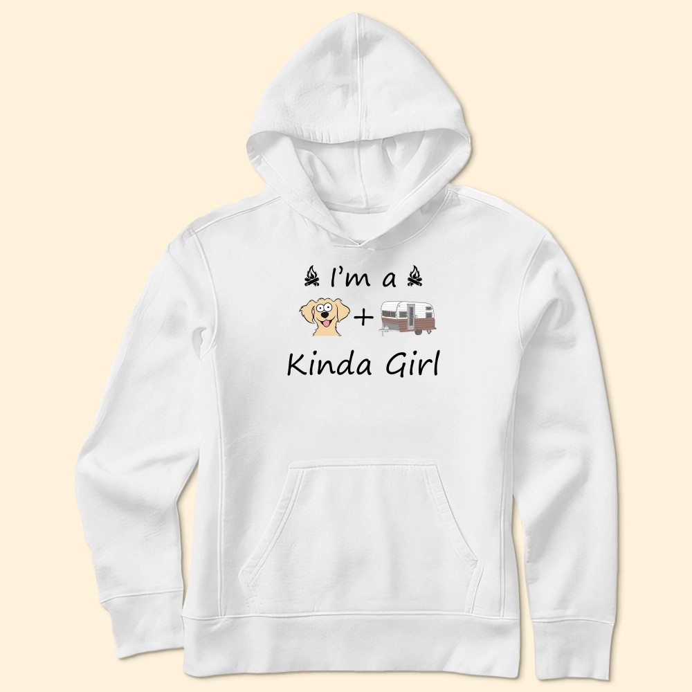 Dogs And Camper Kinda Girl – Personalized Shirt