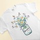 Grandma Est Flower Butterfly – Personalized Shirt – Birthday Gift For Grandma Mama Nana Gigi Mimi