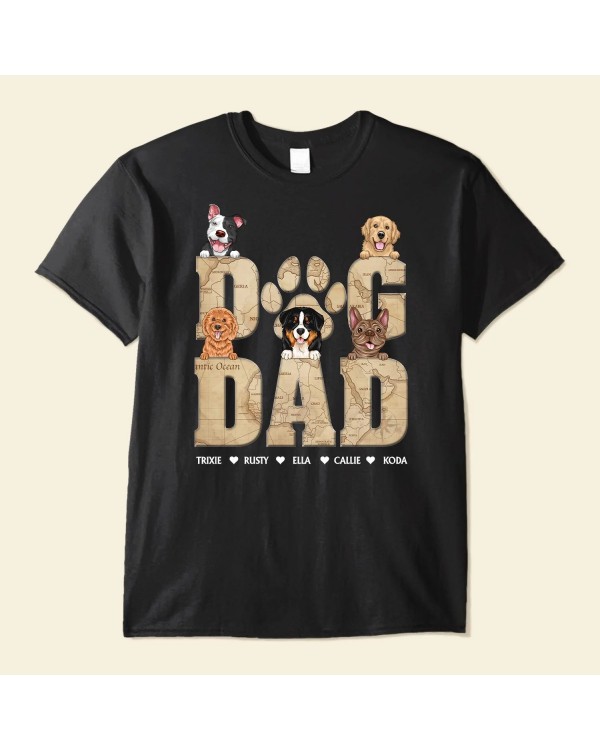 Dog Dad – Personalized Shirt