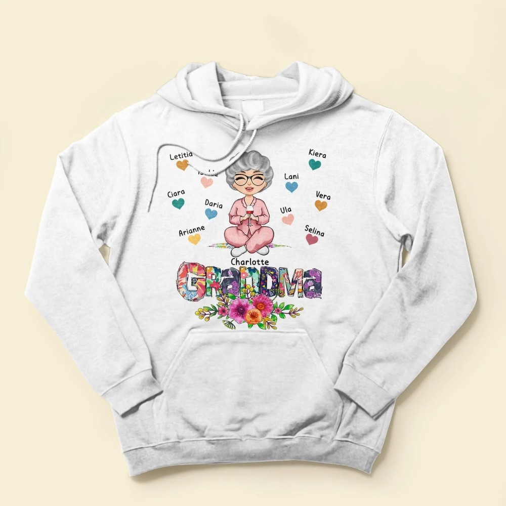 Grandma – Personalized Shirt – Birthday Mother’s Daygift For Mom Grandma Nana Gigi